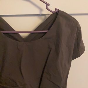 Hache Dress maxi long loose with cinched waist.